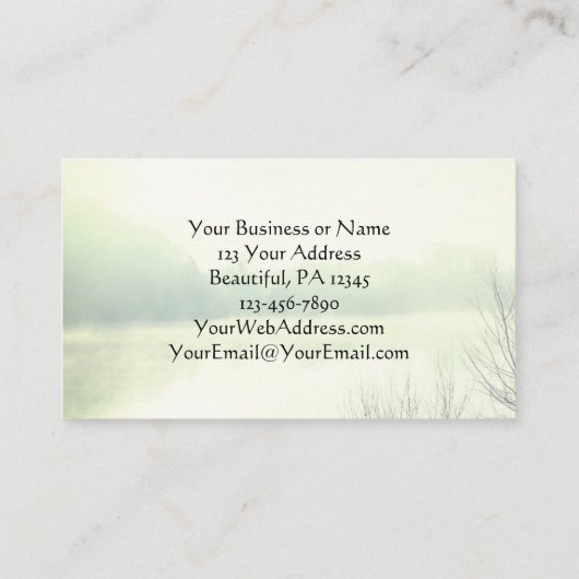 エレミヤ33:3わたしに呼びかけ、わたしはあなたに答える 名刺 (裏面)