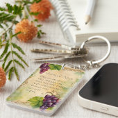 エレミヤ33:3キリスト教の聖書聖句 キーホルダー (正面右)