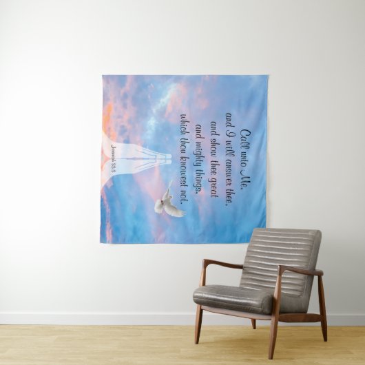 エレミヤ33:3 タペストリー (インサイチュ(横))