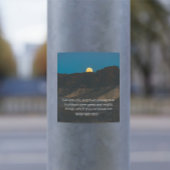 エレミヤ33:3 KJVステッカー – 私に電話 スクエアシール