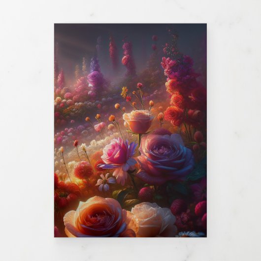 エレミヤ9:23-24 KJV路 – 主の喜び 三つ折りカード (カバー)