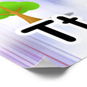 エレメンタリーグラフィックス付き巨大ABCアルファベットポスター ポスター (角)