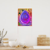 エレメンタルシンボルエーテル瞑想支援タトバ ポスター (キッチン)