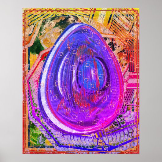 エレメンタルシンボルエーテル瞑想支援タトバ ポスター (正面)