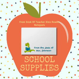 エレメンタル先生Dinoリーダーのデスクから ノートパッド