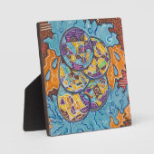 エレメンタル アブストラクト サーフ eウォッチ ウォッチ フォトプラーク (正面)