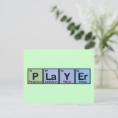 エレメントから作られたプレーヤー ポストカード (スタンド正面)