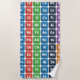 エレメントの周期表3 ビーチタオル