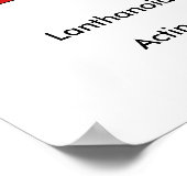 エレメントの周期表 – ポスタープリント ポスター (角)