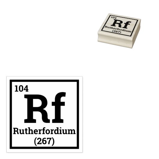 エレメントカスタムの周期表のエレメントのエレメント ラバースタンプ (押印)