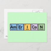 エレメント製アメリカ人 ポストカード (正面/裏面)