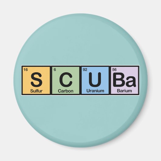 エレメント製スキューバ マグネット (正面)