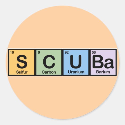 エレメント製スキューバ ラウンドシール (正面)