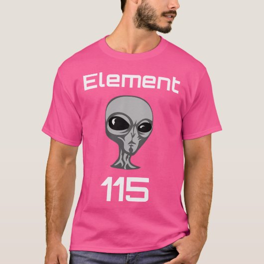 エレメント115モスコビウムエイリアン燃料 Tシャツ (正面)