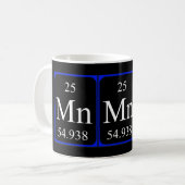 エレメント25 mug -マンガン コーヒーマグカップ (正面左)