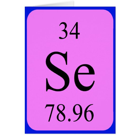 エレメント34カード – Selenium (正面)