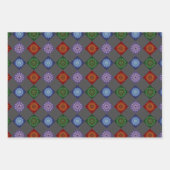 エレメントMandalasラッピング紙セット ラッピングペーパーシート (正面)