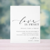 エレモダンスメミニマルアの愛は甘い好意のサイン アクリルサイン (ニュートラル)