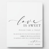 エレモダンスメミニマルアの愛は甘い好意のサイン フォトプラーク (正面)