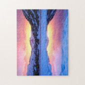 エレリーレイクアットサンセット ジグソーパズル (縦)