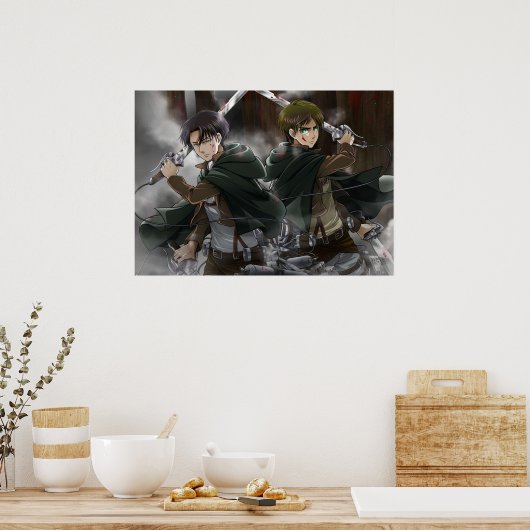 エレンとレビ ポスター (キッチン)