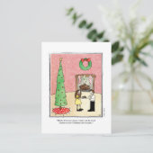 エレンエリオット著クリスマスの漫画 シーズンポストカード (スタンド正面)