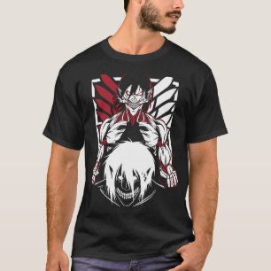 エレンキャラクター進化型ティー Tシャツ