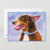 エレンズブルーラットテリア ポストカード (正面/裏面)