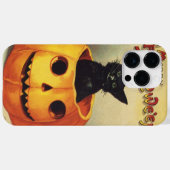 エレンメリークラッサドルのハロウィーン、ヴィンテージ猫 Case-Mate iPhoneケース (裏面 (横))