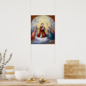 エレンリエダー – 天使に囲まれた聖人 ポスター (キッチン)