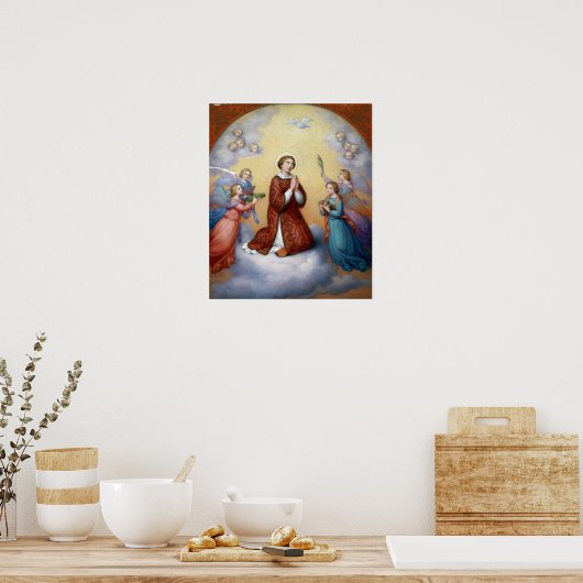 エレンリエダー – 天使に囲まれた聖人 ポスター (キッチン)