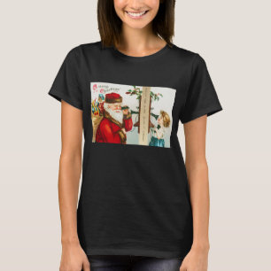 エレン・クラプサドルによるサンタクロースのメリークリスマス Tシャツ