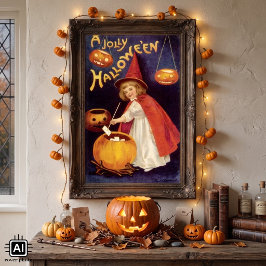 エレン・クラプサドルのヴィンテージ・ジョリー・ハロウィン・ウィッチ ポスター