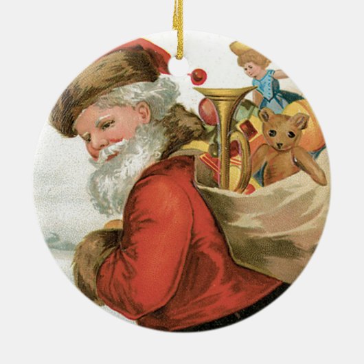 エレン・クラプスダルによるクリスマスのご挨拶 セラミックオーナメント (裏面)