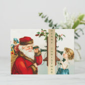 エレン・クラプスダルによる『メリー・クリスマス サンタクロース』 招待状 (スタンド正面)