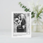 エレン・テリーとヘンリー・アーヴィングのヴィカール・オブ・ウェイクフィー ポストカード (スタンド正面)