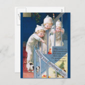 エレン・H・クラップサドル：クリスマス応援 シーズンポストカード (正面/裏面)