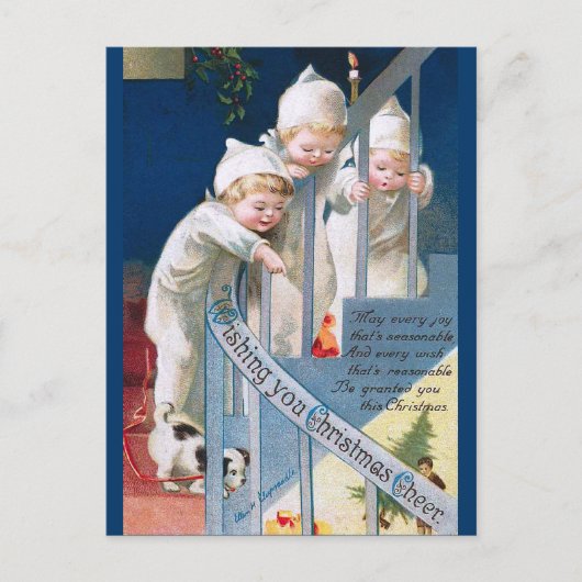 エレン・H・クラップサドル：クリスマス応援 シーズンポストカード (正面)