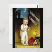 エレン・H・クラプサドル:ハロウィン不気味ー ポストカード (正面/裏面)