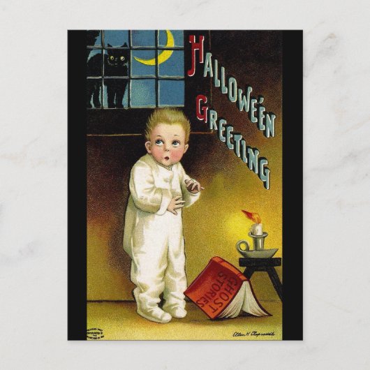 エレン・H・クラプサドル:ハロウィン不気味ー ポストカード (正面)