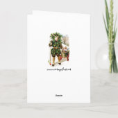 エレンClapsaddle: おもちゃを持つヒイラギの男の子 シーズンカード (裏面)