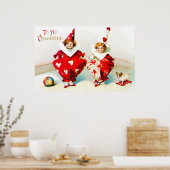 エレンH.クラッサドルピエロチルドレンValentine ポスター (キッチン)