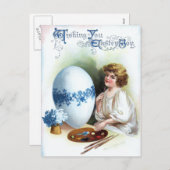 エレンH.クラップサドル:イースター卵3 シーズンポストカード (正面/裏面)