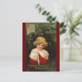 エレンH.クラップサドル – クリスマスガール シーズンポストカード (スタンド正面)
