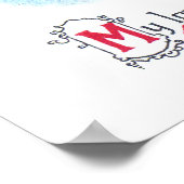 エレンH.クラップサドル：ハート付き女の子 ポスター (角)