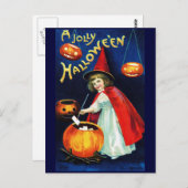 エレンH.クラップサドル:小さな魔女 ポストカード (正面/裏面)