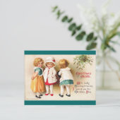 エレンH.クラップサドル – 3人のかわいい女の子 シーズンポストカード (スタンド正面)