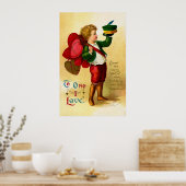 エレンH. Clapsaddle:この愛するハートを受け入れる ポスター (キッチン)