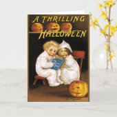 エレンH. Clapsaddle: 感動のハロウィン カード (黄色い花)