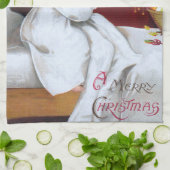 エレンH. Clapsaddle: 監視サンタ キッチンタオル (折り畳み)